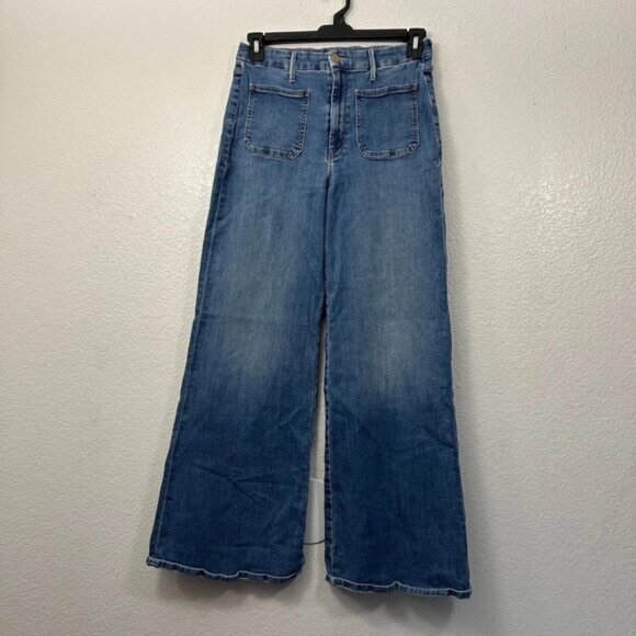 Mother The Patch Pocket Roller Skimp Flare Jeans - Picture 1 of 14